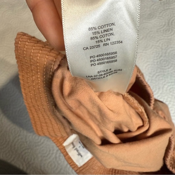 Aritzia Orange Shorts Relaxed Fit Nova 3" - Picture 9 of 12